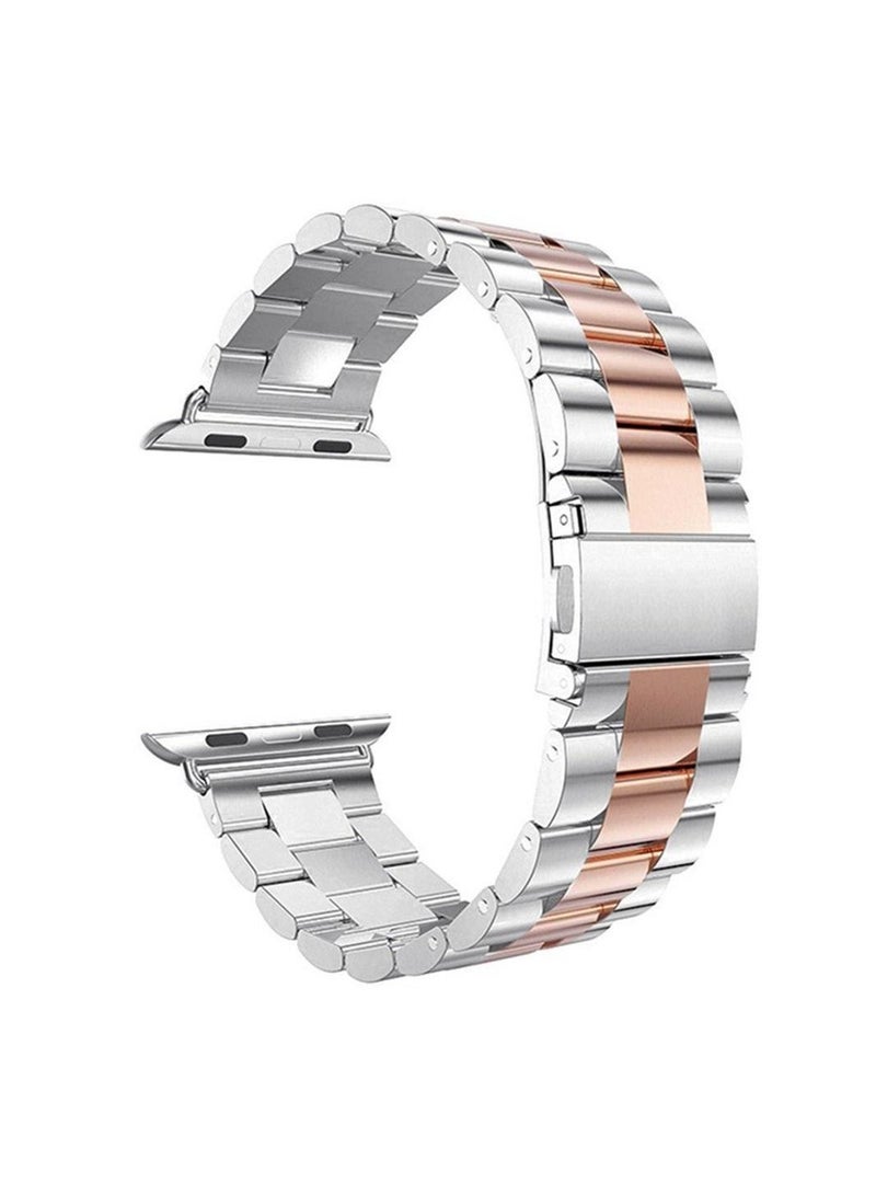 Metal Bands Compatible with Apple Watch Band 38mm 40mm 41mm, Stainless Steel Magnetic Absorption Strap, Wristband for iWatch Band for Apple Watch Series 7/6/5/4/3/2/1/SE, - Image 2