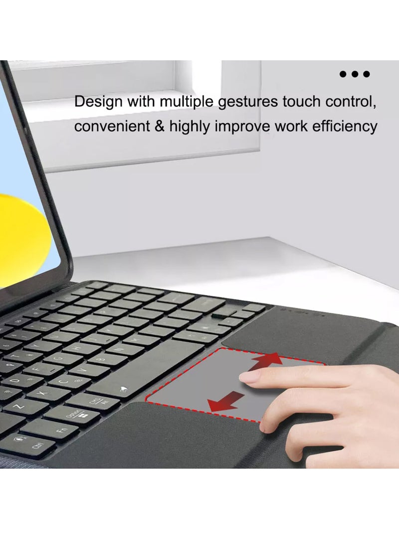PROTECT iPad 10th Gen Detachable Keyboard Case | Trifold Stand | Backlit Keyboard | Pencil Slot | Grey | Model: WR112