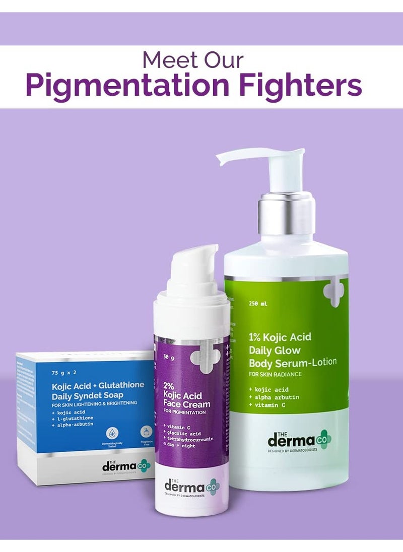 THE derma Co The Derma Co 2% Kojic Acid Face Serum with 1% Alpha Arbutin and Niacinamide for Dark Spots And Pigmentation 10ml  - Image 3