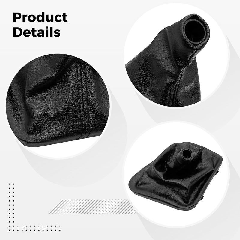 Pu Leather Gear Shift Boot Cover For E46, E36, Car Gear Stick Sleeve, Protective Shifter Boot, Interior Styling And Replacement - Image 4