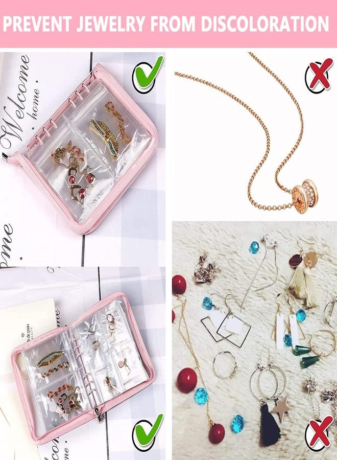 Fennec Mart Portable Transparent Jewelry Storage Book Travel Organizer with Compartments for Jewelry & Photos Ideal for Business Trips & Travel Convenience - Image 5