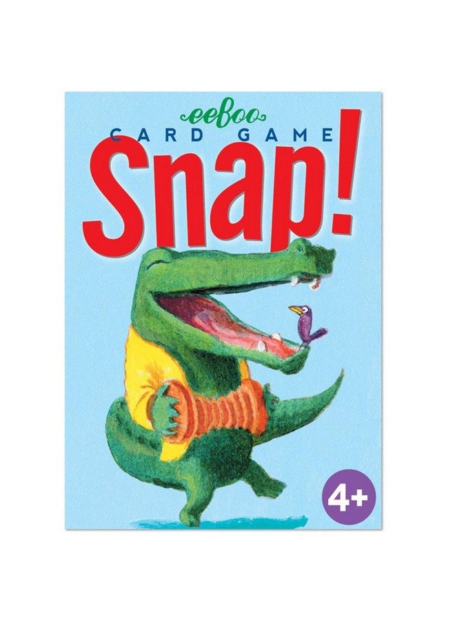 eeBoo: Snap Playing Card Game, Easy to Understand, Instructions are Included, Encourages Imagination and Creativity, Perfect for Ages 5 and up - Image 1