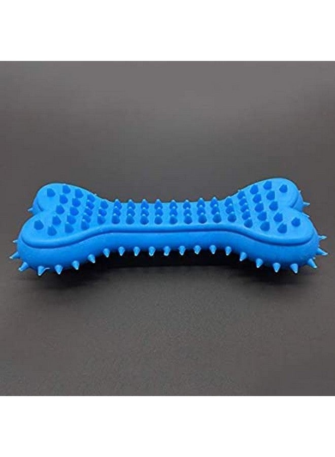 Dental Squeaky Spike Dotted Grind Bite Chewable Stick Bone Toy For All Breeds Dogs & Puppies (Color As Per Availability) - Image 3