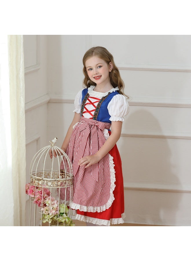 Loquat Bavarian Children's Clothing - Girls' Dirndl Dress - Image 2