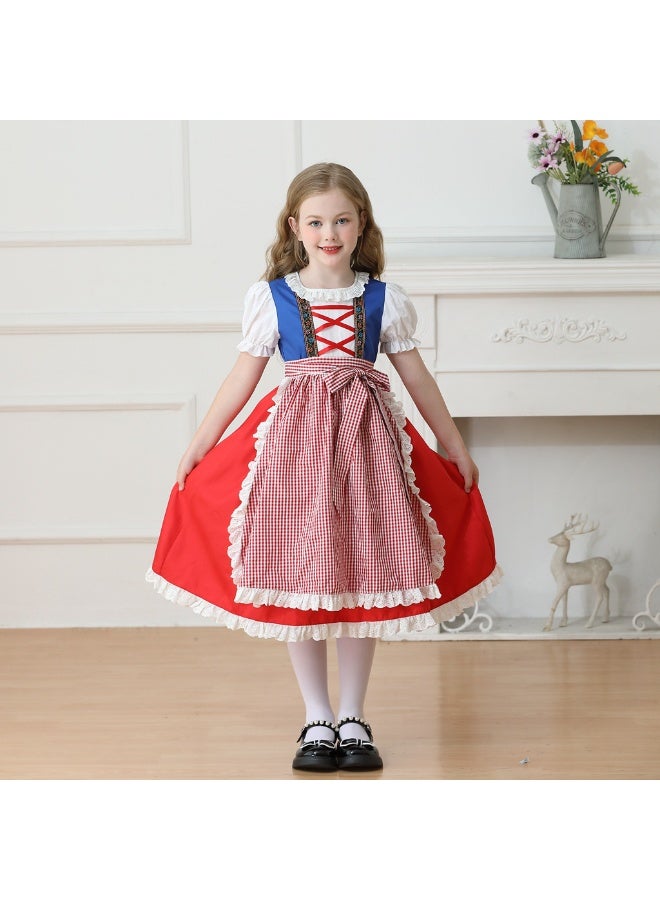 Loquat Bavarian Children's Clothing - Girls' Dirndl Dress - Image 1
