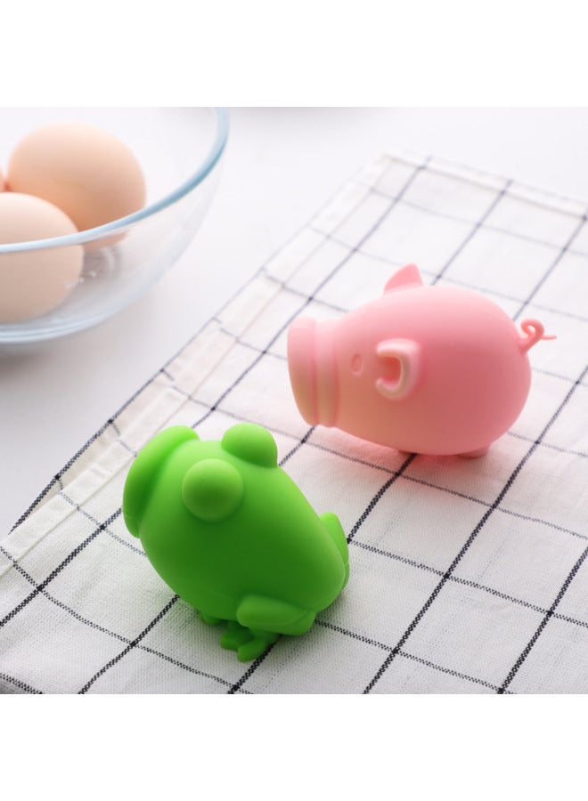 Silicone Egg Separator Creative Egg Beater Cream Protein Filter Baking Tool Automatic Beater Separation Device-Specifications:Frog Separator - Image 1