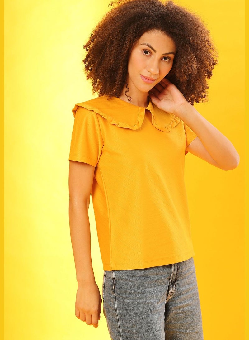 كامبوس سوترا بلوزة باكمام كشكش - Image 4