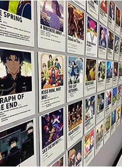 Generic 16 Pieces Anime Postcard, Anime 10 x 15 cm Collage Kit Aesthetic Wall Combine to Decorate the room  - Image 3