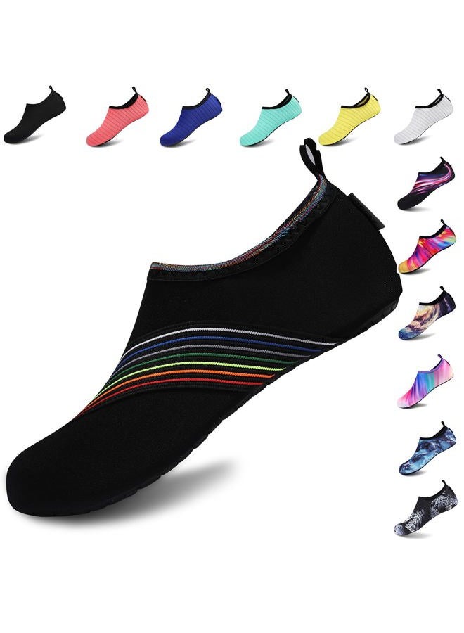 VIFUUR أحذية رياضية مائية للجنسين XidaiBlack - 5.5-6.5 W US/ 4.5-5.5 M US (36-37) - Image 1