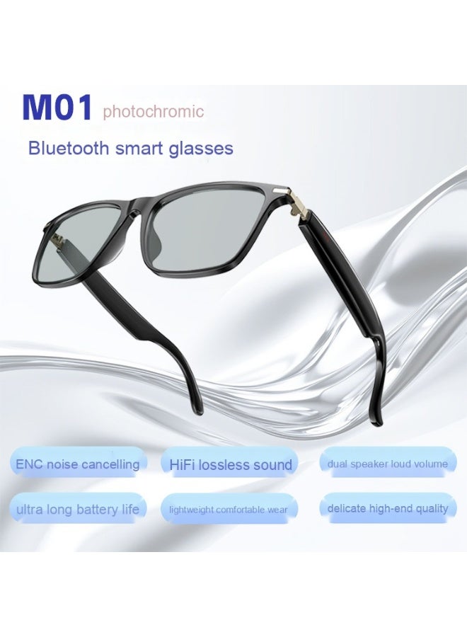 New High-Quality AI Translation Smart Glasses – Music, Calls, Noise Cancellation, Meeting Notes, Long Battery Life, Bluetooth Glasses