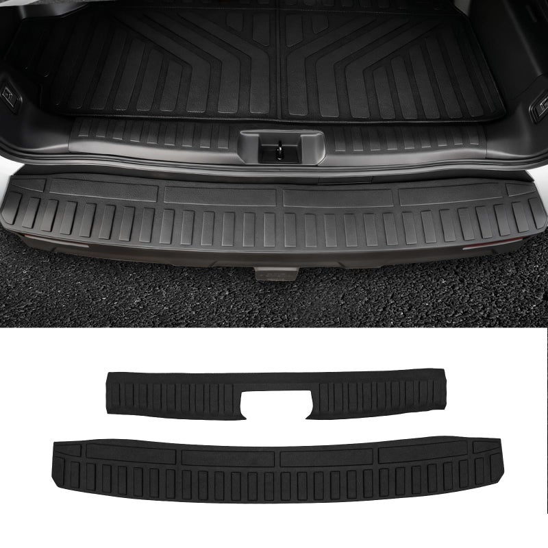 Zekzoop Rear Bumper Protector Compatible with 2025 2026 Toyota 4Runner 5 Seats Rear Bumper Guard TPE Internal & External Trunk Sill Cover Anti-Scratch Trunk Door Entry Guard for 4 Runner Accessories - Image 1