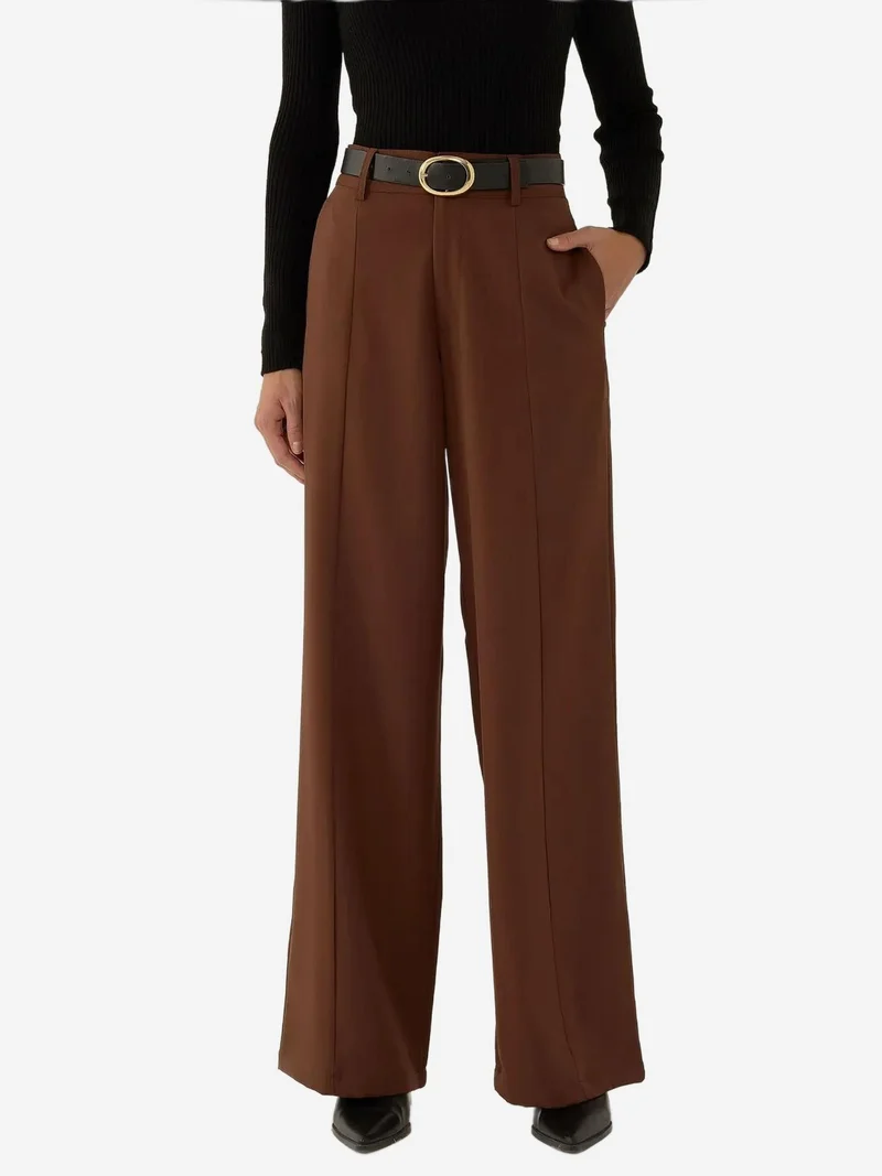 HICCUP High Waist Straight Leg Pants