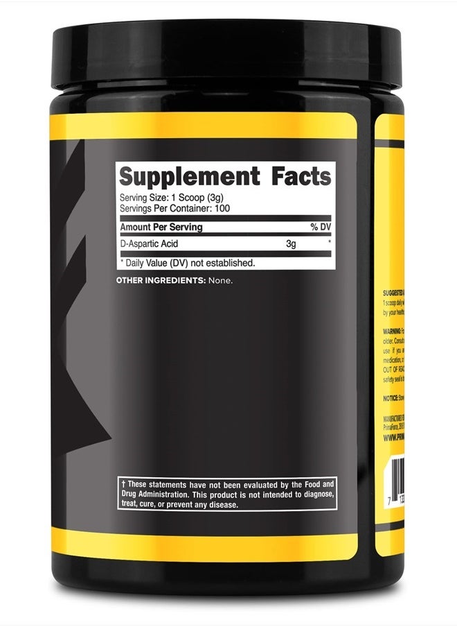 D-Aspartic Acid 300 Grams (100 Servings), Unflavored, Vegetarian, Non-GMO - pzsku/Z16AEF3E9EAB8C395EC8EZ/45/_/1725537692/34da30e6-e7a6-47eb-ab1f-f8db438ef0d3