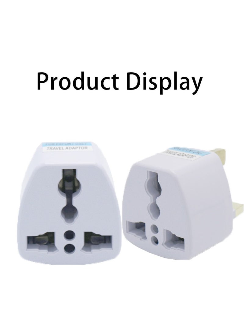 إسكدنيا محول مقبس المملكة المتحدة 5 في 1، محول سفر عالمي، محول طاقة متعدد الوظائف لجهد 250 فولت (5 قطع)، UK Power Adapter، British Plug Converter - Image 3