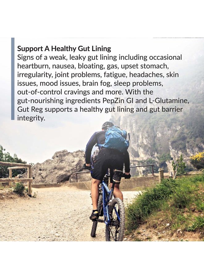 BioTrust Gut Reg Supports a Healthy Gut Lining, Helps Restore Gut Health and Helps Relieve Occasional GI Discomfort with PepZin GI, L-Glutamine and Ginger Extract, Non-GMO, Gluten-Free (60 Capsules)  - Image 4