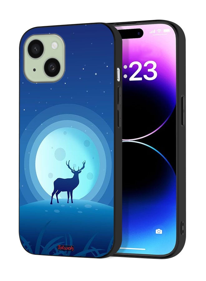 Tolwak Apple iPhone 15 Protective Case Cover Deer - Image 1