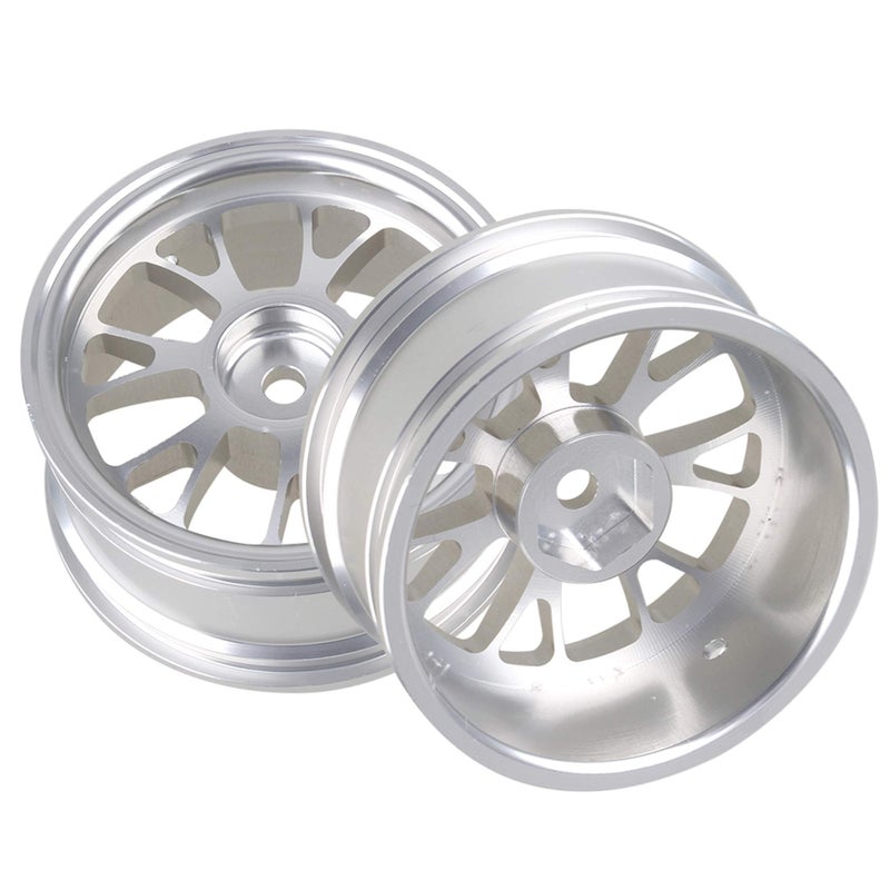 Mxfans 4PCS RC Silver YShape Wheel Rim Aluminum Alloy Upgrade 52mm Diameter Wheel Rim RC 110 OnRoad Car  Drift Car - Image 3