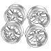 Mxfans 4PCS RC Silver YShape Wheel Rim Aluminum Alloy Upgrade 52mm Diameter Wheel Rim RC 110 OnRoad Car  Drift Car - Image 4