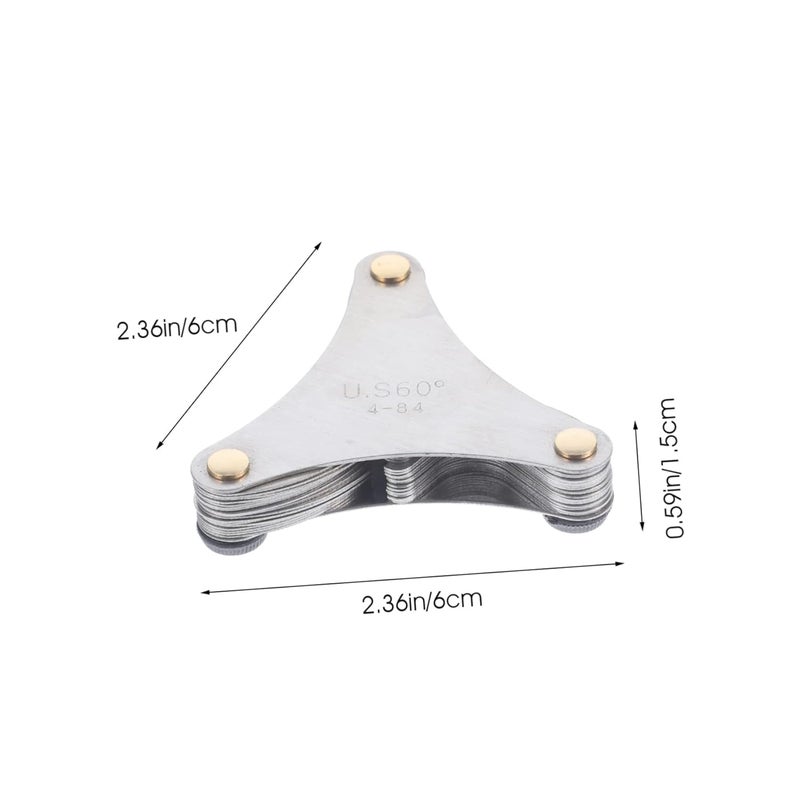 51 قطعة أداة قياس درجة الخيط لقياس الفولاذ - Image 3