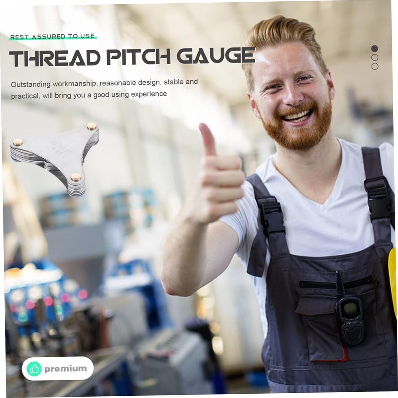 51 قطعة أداة قياس درجة الخيط لقياس الفولاذ - Image 5