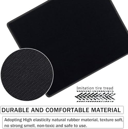SaiTech IT 5 Pack 2mm Mouse Pad with Stitched Edges Non-Slip Rubber Base, Premium-Textured and Waterproof Mousepads Bulk, Mouse Pad for Computers, Laptop, Office & Home, 8.66 x 7.1 inch - Image 3
