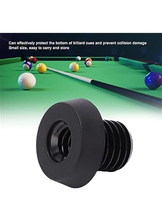 Generic Pool cues Extension , Billiard cues Rubber Bumper Pool cues Block  Connected Extension Billiard Accessories , For Most Pool Cues (Globe cl ub Back Plug Screw)  - Image 2