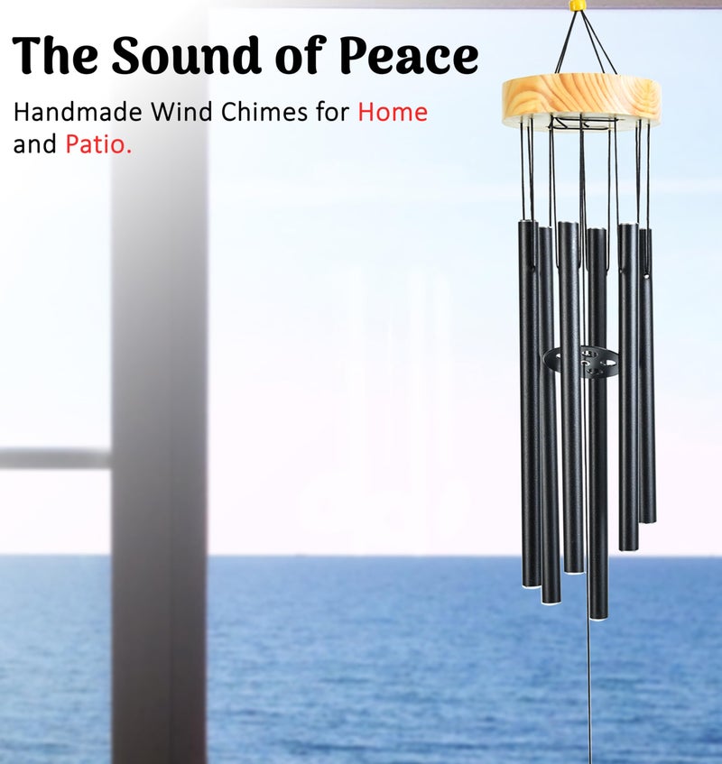 HindCraft Wind Chimes for Balcony & Living Room – 27-Inch Windchime for Home Decor, Wall Hanging Decoration, Positive Energy Bells for Indoor & Outdoor Use(Pack of 1) - Image 4
