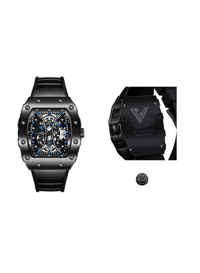 ڤوغ فينيو ساعة VANTE Series للرجال بقرص مجوف كرونوغراف من VOGUE VENUE - VNT006 - Image 5