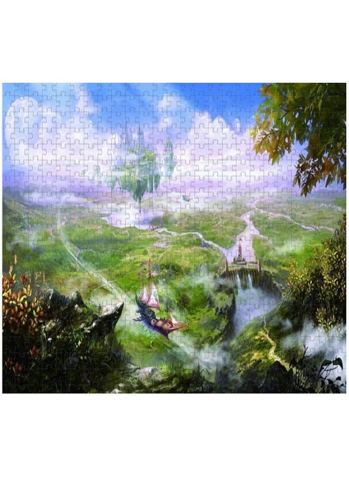 Castle in the Sky Puzzle Set, 1000 Pieces - Multicolor - Image 1