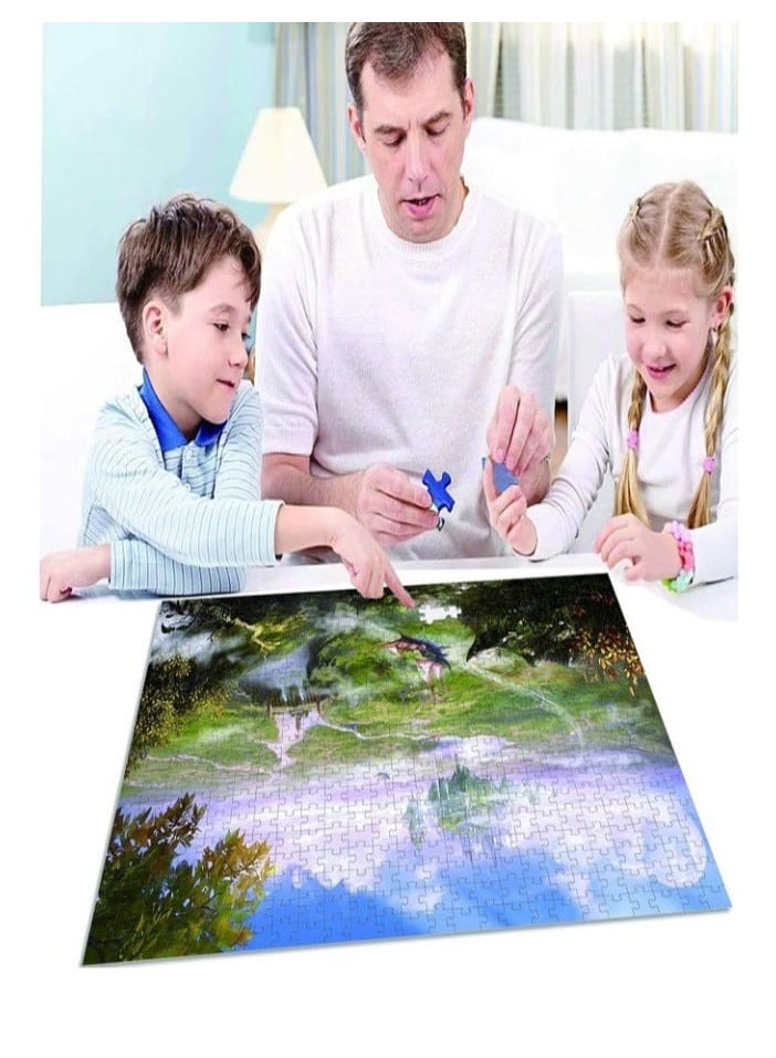 Castle in the Sky Puzzle Set, 1000 Pieces - Multicolor - Image 4