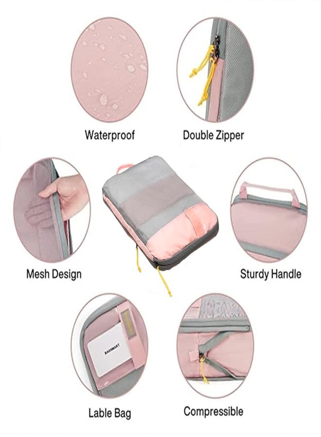 Cheekee Clothes Bags Set of 2 - Compression Packing Cubes with Laundry Bag, Travel Organiser for Backpack, Luggage & Suitcase, Space Saver Bags for Travel - Image 5