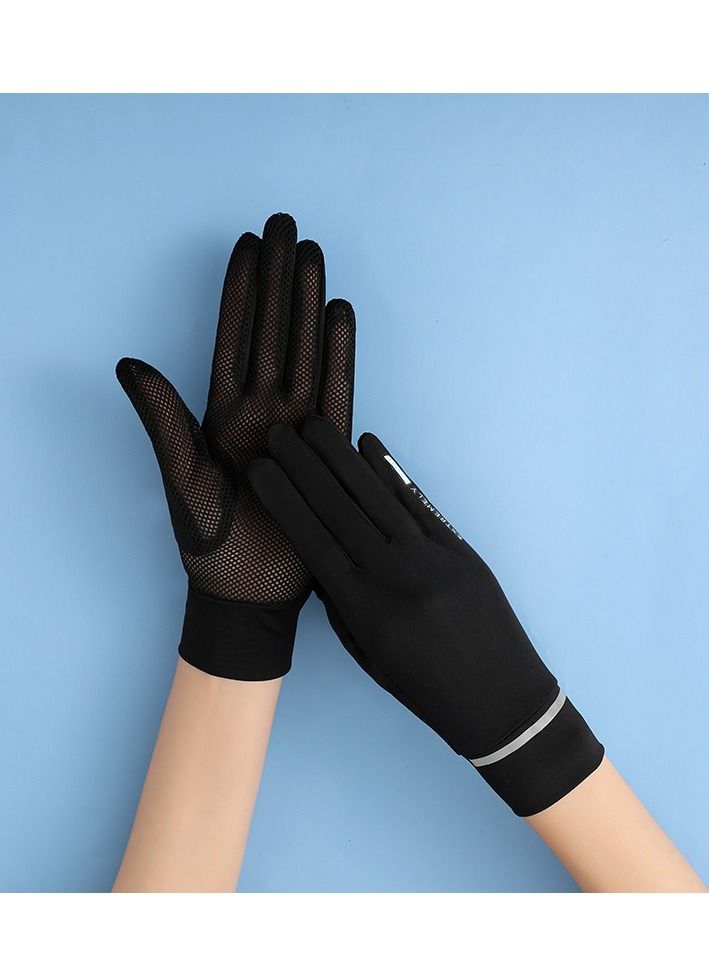 Women's Driving Gloves Black - Image 4