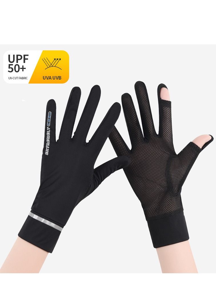 Women's Driving Gloves Black - Image 3