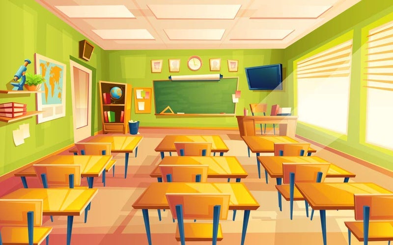 5 Ace Paper Cartoon All Time Play Schools Benches Self Adhesive Sticker Poster (Multicolour, 12x18) - Image 4