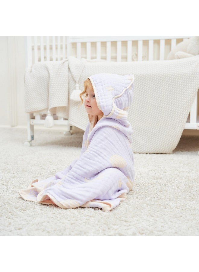 HardNok Ultra-Soft Muslin Baby Hooded Towel - 32 x 32 Inches, Crafted from Bamboo Viscose, Ideal for Bath & Beach, Suitable for Both Boys & Girls from Newborns to Toddlers - Image 2