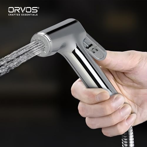 Orvos Health Faucet, Dual Styled, ABS Outer Body with Brass pin, Gun only, Jet Spray for high end Luxury Toilets - Image 2