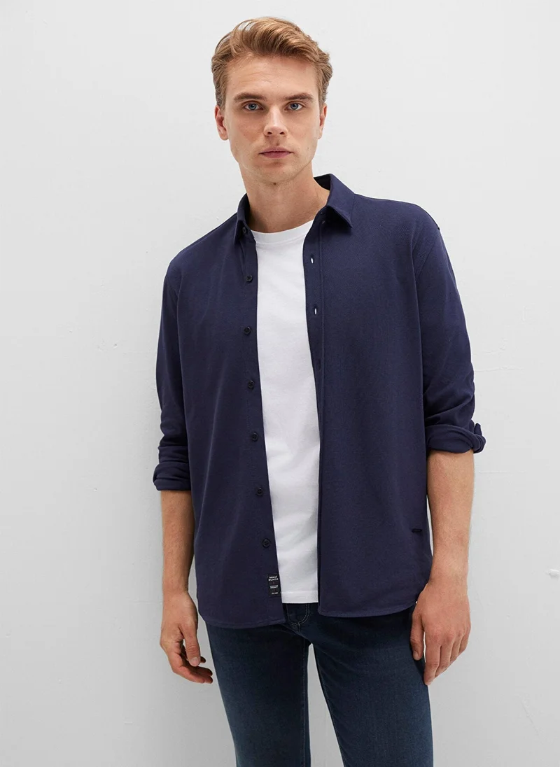 Mavi Solid Regular Fit Shirt