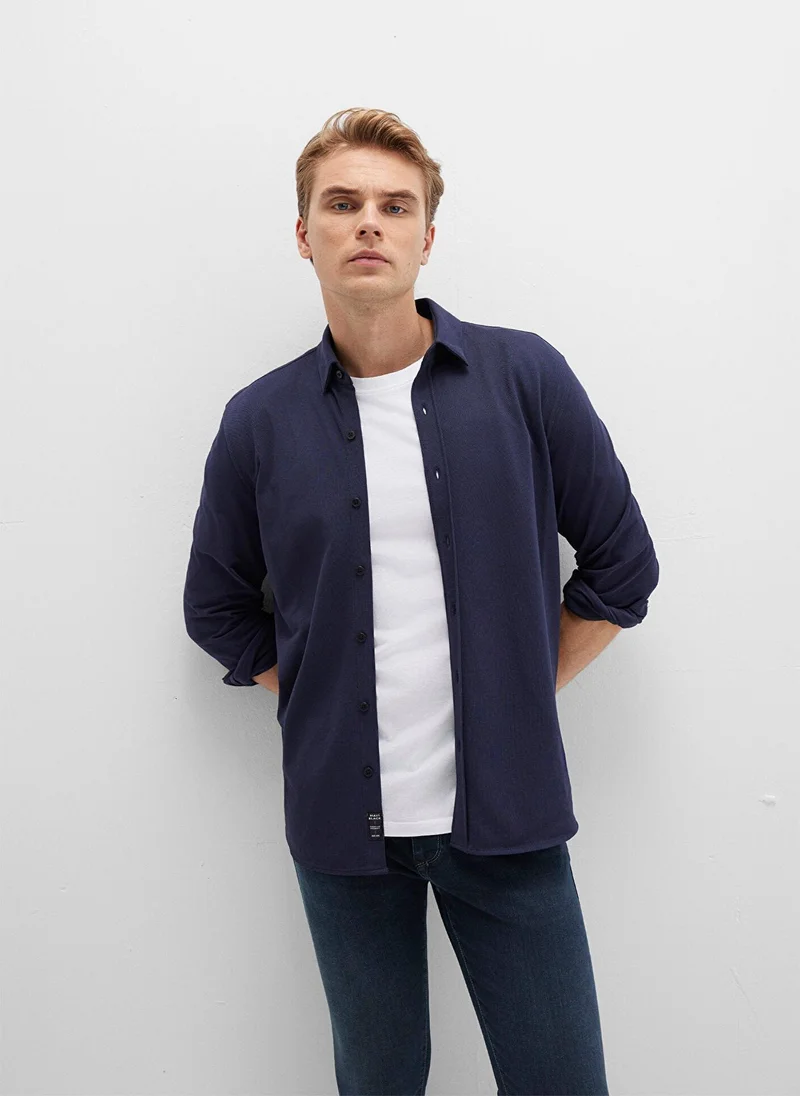 Mavi Solid Regular Fit Shirt