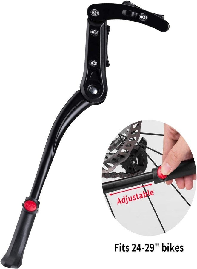 UDee Bicycle Kickstand,Cycle Bicycle Kickstand Adults 24 inch to 29 inch Adjustable Cycle Side Stand - Image 3