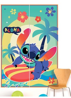 Amscan Disney Stitch Scene Setter with Photo Props, Lilo & Stitch Wall Decoration Kit for Kids’ Birthday Parties  - Image 1