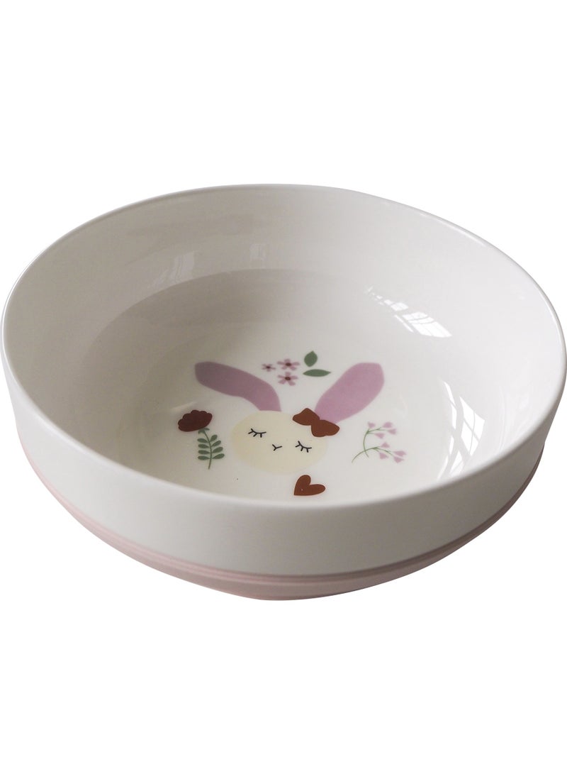 Elli Junior Bowl Rabbit Rose - Image 1