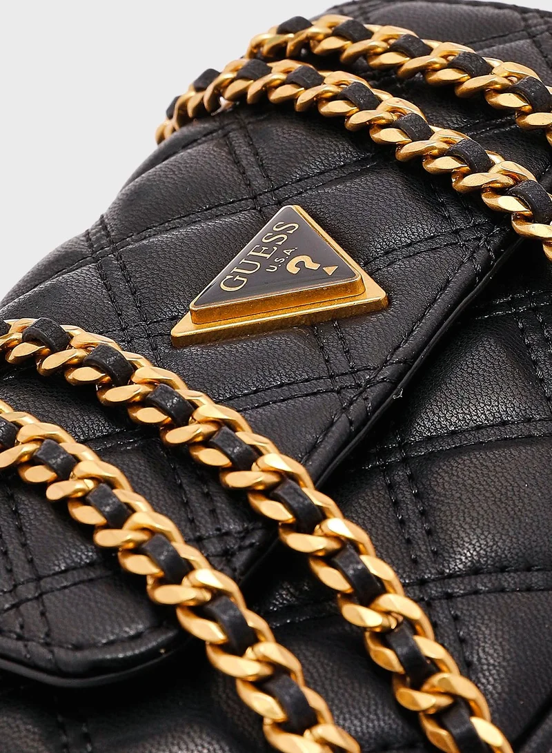 GUESS Giully Quilted Crossbody Bag