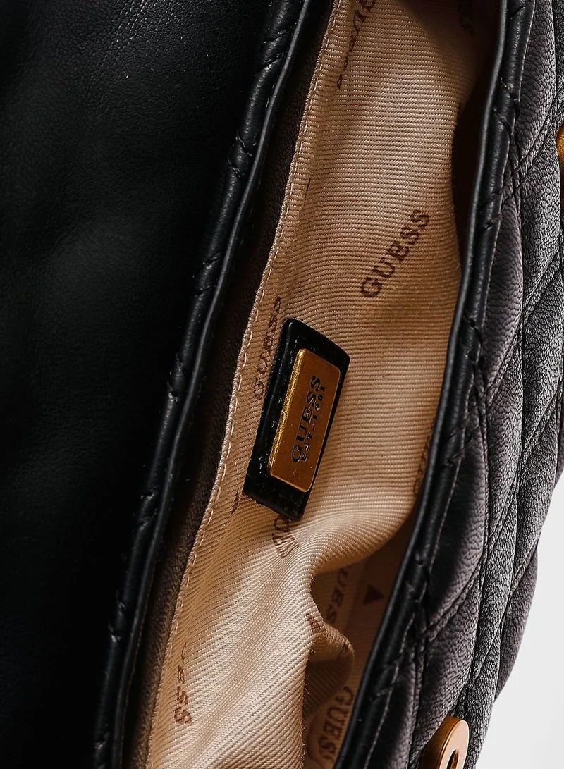 GUESS Giully Quilted Crossbody Bag