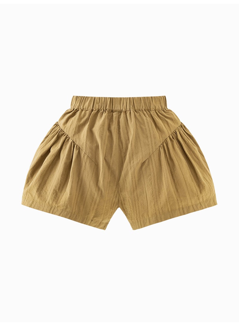 mini bala Girls Toddler Casual Elastic Waist Cute Printed Shorts Soft Breathable Lightweight Comfortable Summer New Style Flowy Loose - Fitting Daily Wear Children's Fashion Shorts - Image 5