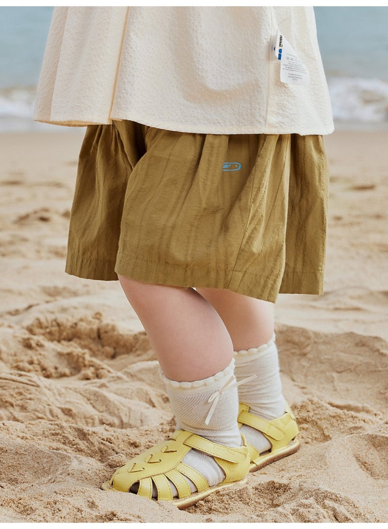 mini bala Girls Toddler Casual Elastic Waist Cute Printed Shorts Soft Breathable Lightweight Comfortable Summer New Style Flowy Loose - Fitting Daily Wear Children's Fashion Shorts - Image 2