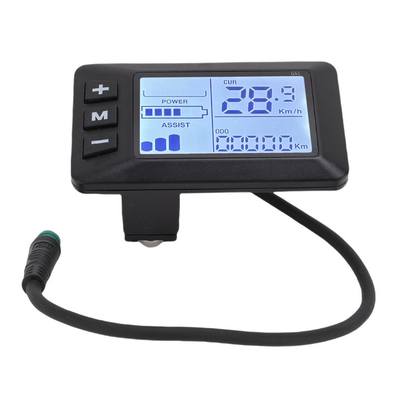 Electric Bike LCD Display: 5 Core Rain Proof Design, Accurate Speed Control - Smart Clear Visuals, Rugged ABS Construction for Electric Bikes, Electric Scooters - Image 3