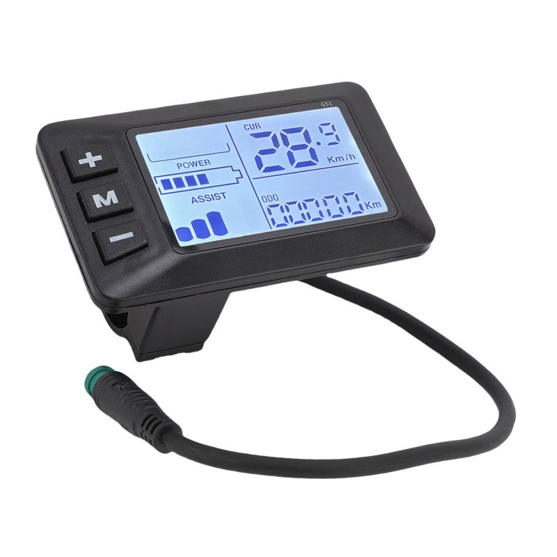 Electric Bike LCD Display: 5 Core Rain Proof Design, Accurate Speed Control - Smart Clear Visuals, Rugged ABS Construction for Electric Bikes, Electric Scooters - Image 4
