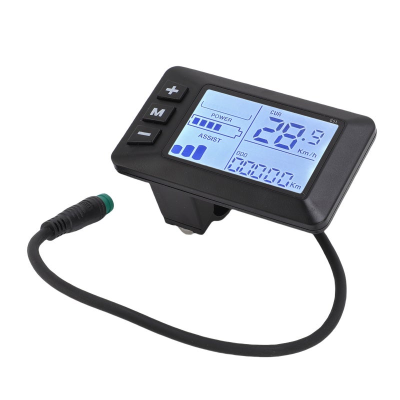 Electric Bike LCD Display: 5 Core Rain Proof Design, Accurate Speed Control - Smart Clear Visuals, Rugged ABS Construction for Electric Bikes, Electric Scooters - Image 2