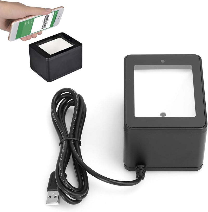 Desktop Barcode Scanner Convenient Portable Supermarket Mobile Payment ‑9800 for Supermarket (YHD-9800) - Image 2