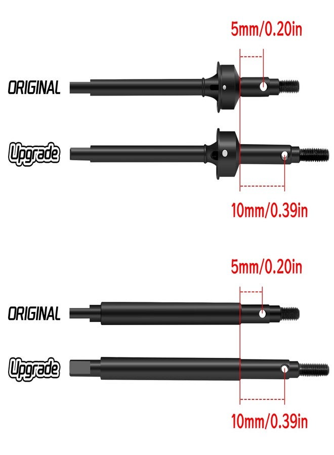 OGUNKE OGRC +5mm Extended Thread CVD Front Rear Axle Shafts Drive Shafts for 1/18 TRX4M Axles RC Upgrade Parts - Image 5